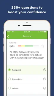 oncology board exam review iphone screenshot 2