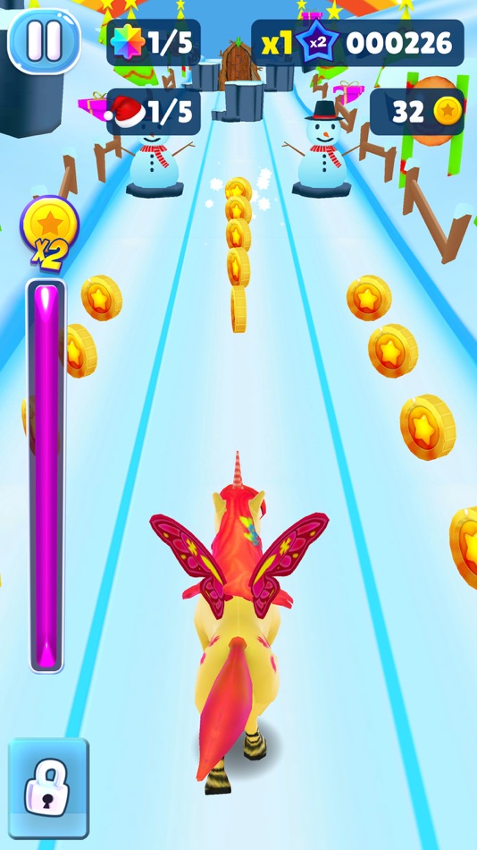 #5. Magical Pony - Unicorn Runner (iOS) Podle: BigCode Games Pvt Ltd