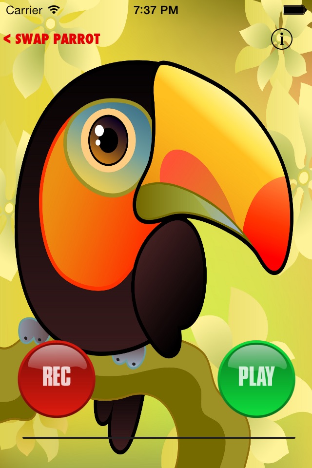 Talking Parrot Repeater screenshot 2