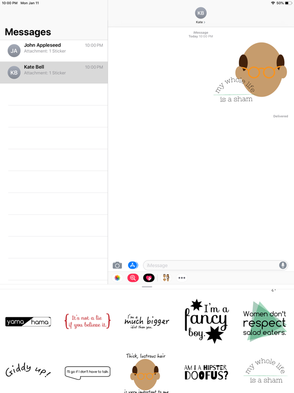 Screenshot #5 pour Stickers About Nothing