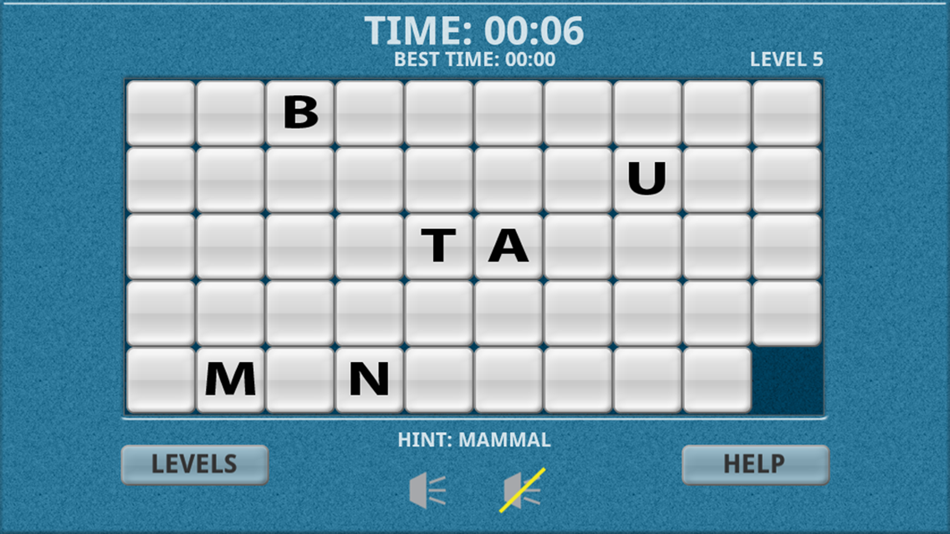 #4. Endangered Species Word Slides (iOS) Podle: Mike Hempfling