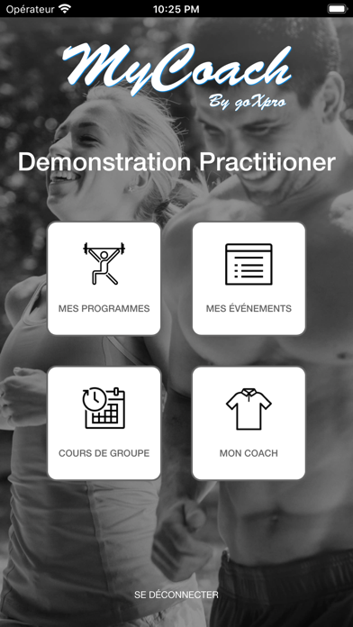 Screenshot #1 pour MyCoach EUR