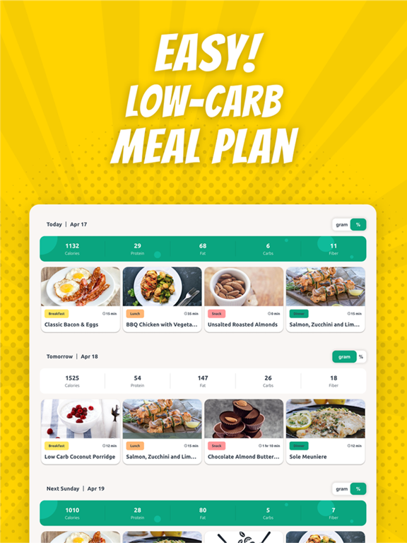 Screenshot #5 pour Low Carb Diet App