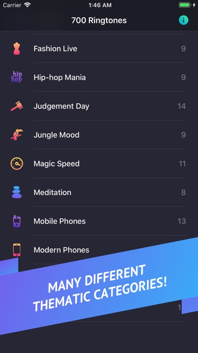 700 Ringtones screenshot 3