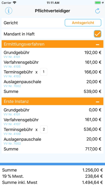 RVG STRAFVERTEIDIGER BEX