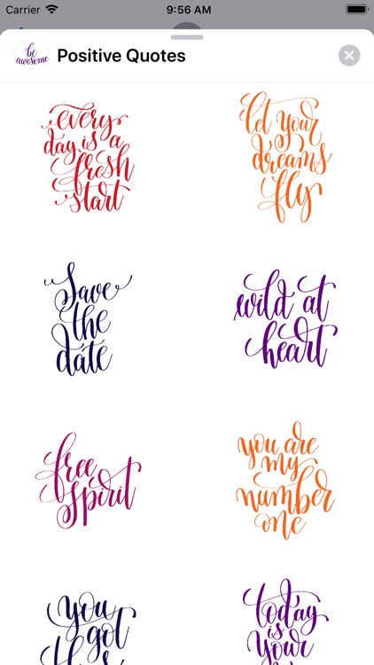 Positive Quotes Stickers screenshot-6