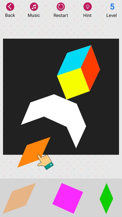 Screenshot #3 pour Puzzles Tangram pour adultes