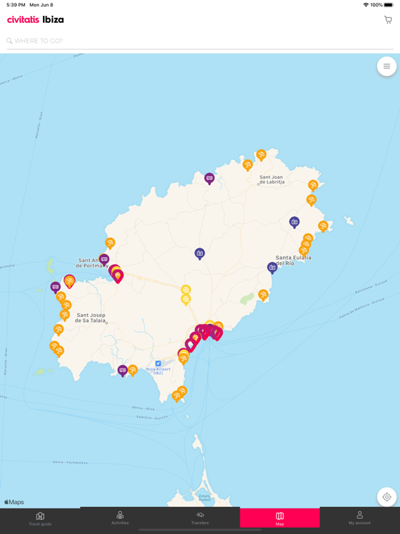 Ibiza Guide by Civitatis.com iPad screenshot 4 - Travel app