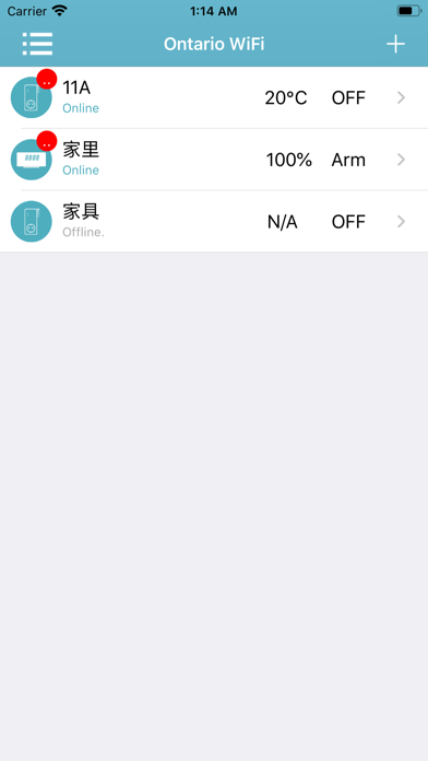 Screenshot #2 pour Ontario WiFi smart controller