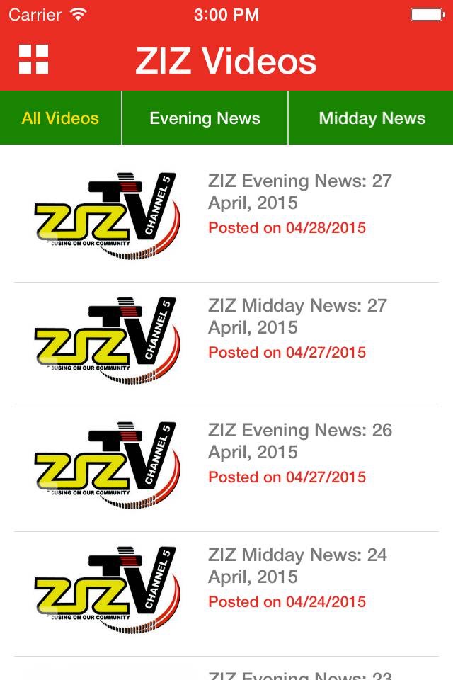 ZIZ News screenshot 2