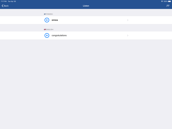 Screenshot #6 pour Finnish Dictionary - offline