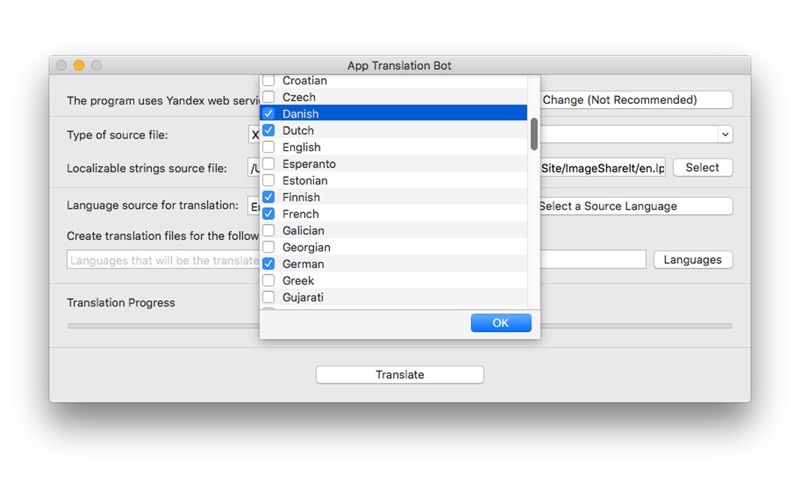 Screenshot #1 pour App Translation Bot