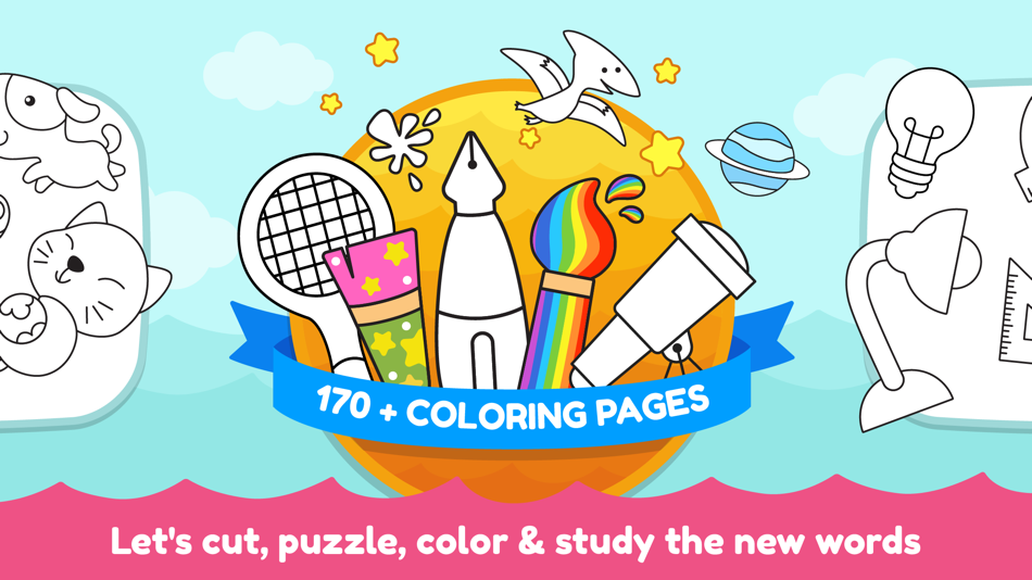#5. Kids' Coloring (iOS) By: JUNOTEAM LLC