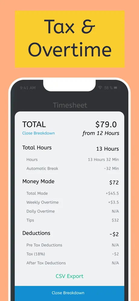 Hours X: Work Log & Timesheet