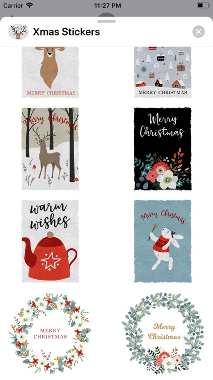 Xmas Christmas Stickers Pack screenshot-4