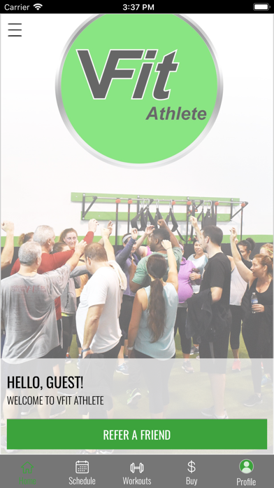 VFit Athlete Screenshot