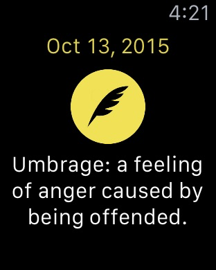 Screenshot #12 for Word of the day