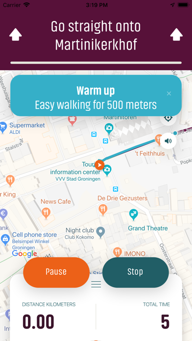 eRoutes Walk, Run & Cycle screenshot 2