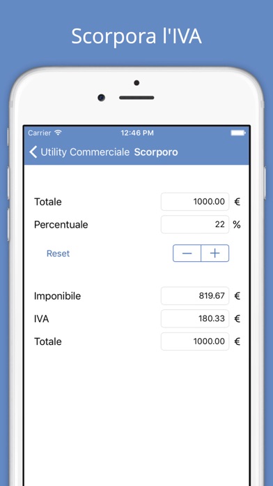 Calcoli Commerciali Screenshot