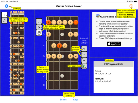 Guitar Scales Power screenshot 4