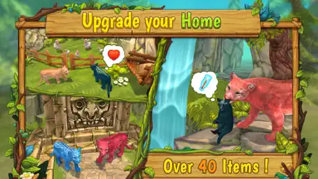 Cougar Family Sim Wild Forest