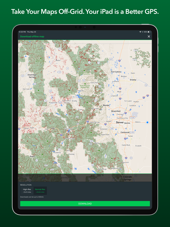 Outly iPad screenshot 4 - Navigation app