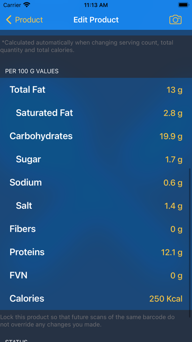 Factz - Calorie Food Tracker screenshot 4