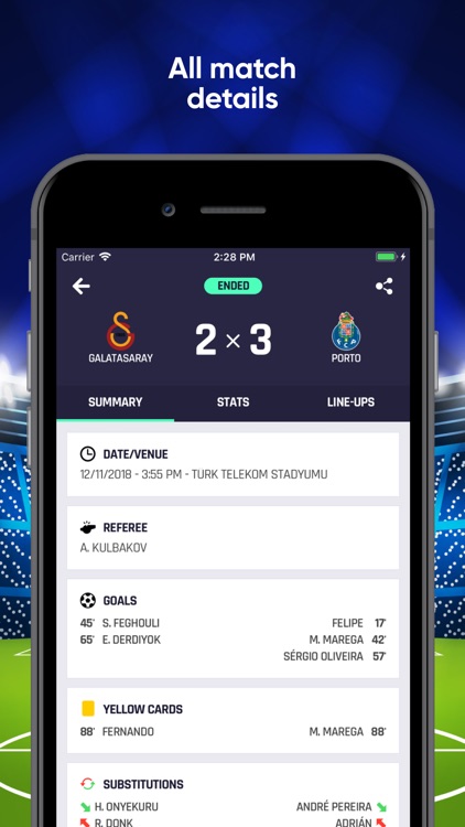 WorldFootball - Live scores