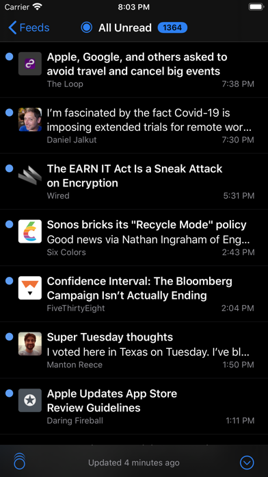 NetNewsWire: RSS Reader Screenshot