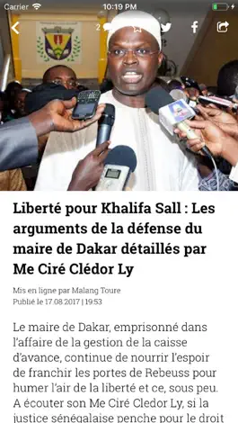 Game screenshot SeneNews : Actualité Sénégal hack