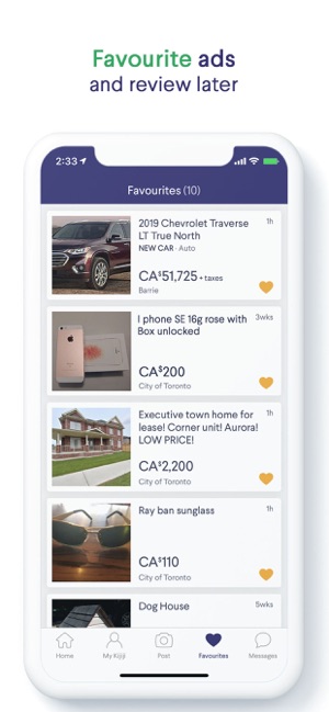 kijiji ads shop local