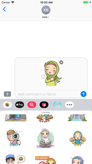 Hijab Women Expressions Emojis(圖2)-速報App