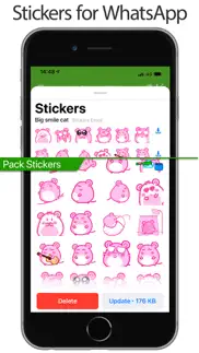 stickers packs for whats! iphone screenshot 1