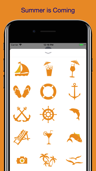 Screenshot #1 pour Summer vibe - emoji & sticker