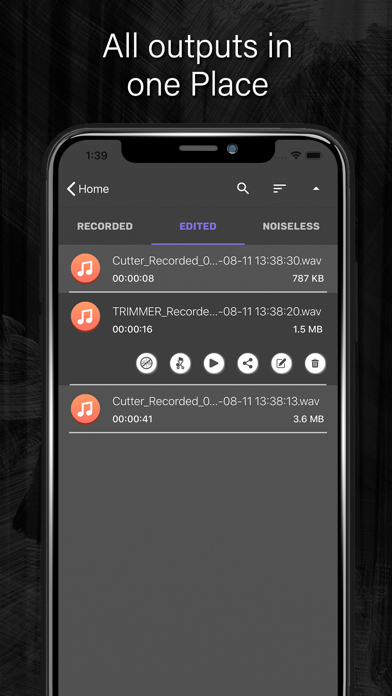 Audio, Voice Recorder & Editor Screenshot