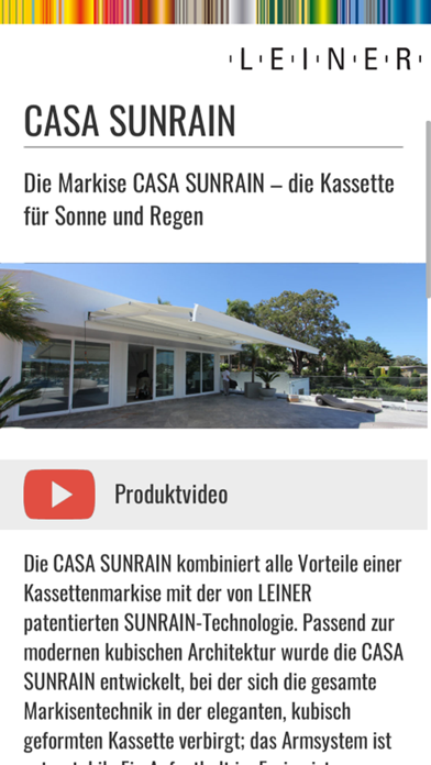 LEINER Markisenplaner & mehr Screenshot