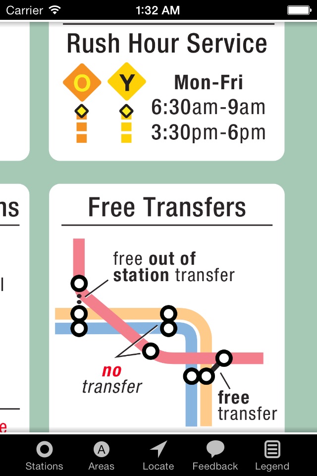 KickMap Washington DC Metro screenshot 2