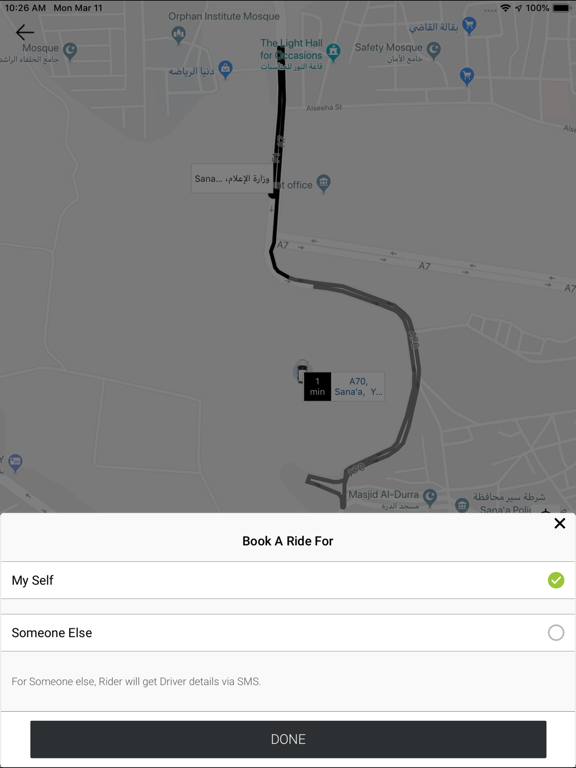 SAHL TAXI iPad screenshot 4 - Travel app