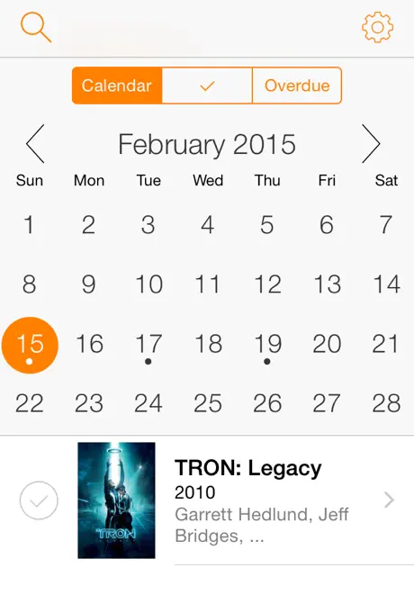 Movieday: your movie calendar