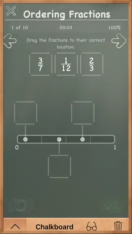 Game screenshot MathBoard Fractions hack