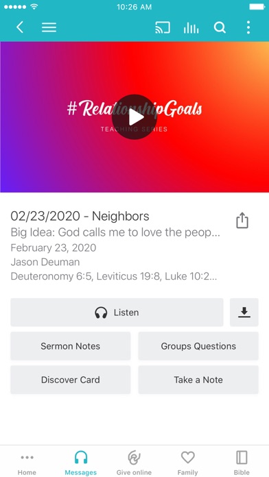 Creekside Church App Screenshot
