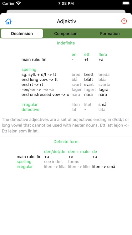 gramSV - Swedish Grammar