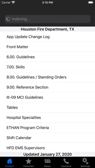 Houston Fire: EMS Protocols iPhone Screenshot 2