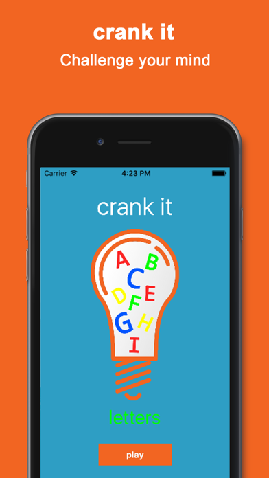 Crank It! Letters Brain Teaserのおすすめ画像1