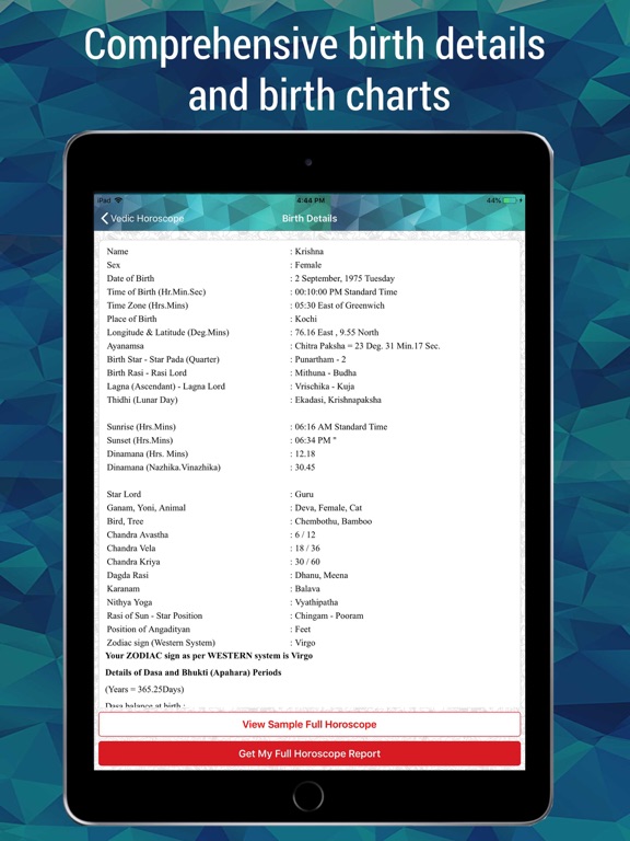 Daily Horoscope : Astrology iPad screenshot 4 - Lifestyle app