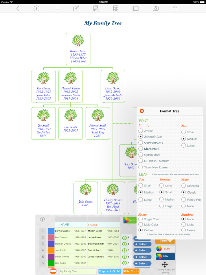 #4. Family Tree Builder (iOS) 由: IW Technologies LLC