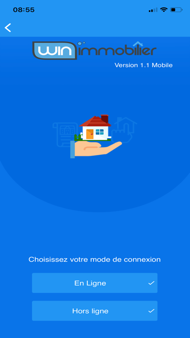 iWinImmobilier Mobile app screenshot