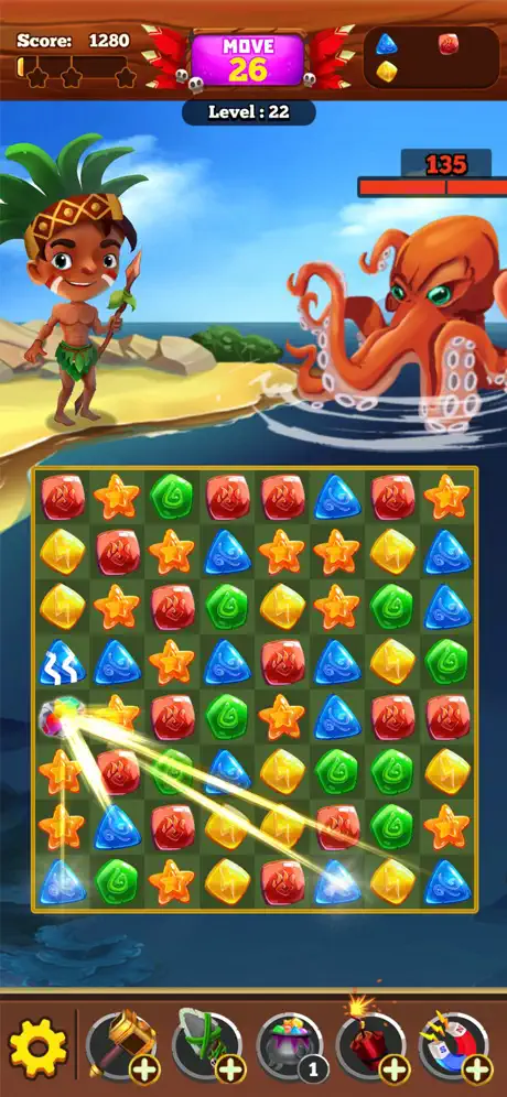 Jewels Temple - Epic Match 3
