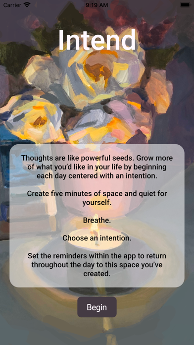 i-intend iPhone screenshot 1 - Lifestyle app