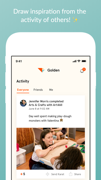 Golden Volunteer Opportunities Screenshot